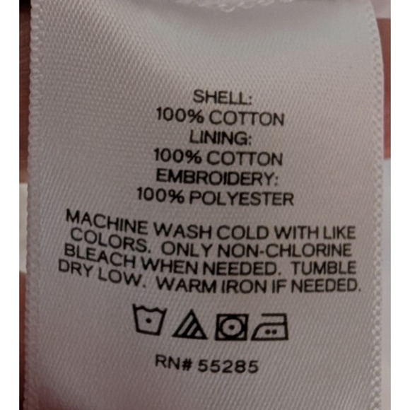 Express White Eyelet Floral Peplum Ruffle Puff Sleeve Cottage Coquette Blouse LG - Picture 9 of 10